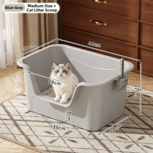 XINGYOU | Oversized Non-Splashing Odor-Controlling Cat Litter Box