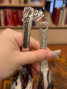 LD-C1414 Sendok Bebek Stainless Alat Makan Gagang Ukir / Sendok Kuah Serbaguna / Sendok Makan