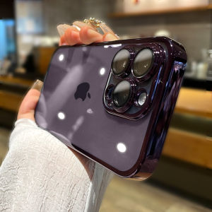 Rivel เคสโทรศัพท์นุ่มใสแผ่นฟิล์มเลนส์สำหรับ iPhone 16 15 14 13 12 11 Pro Max Mini XS XR X 8 7 Plus + SE 2020เคสโทรศัพท์ซิลิโคนแบบเรียบง่ายพร้อมเลนส์ป้องกันกล้องคลุมทั้งหมด