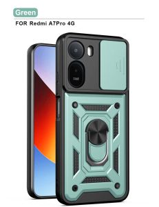 Ốp Lưng Chống Sốc Redmi A7 Pro 4G Có Vòng Giữ Từ Tính Trên Ô Tô Chống Vân Tay Chống Trượt Bảo Vệ Cho 15A 4G
