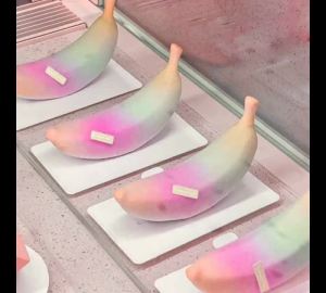 Khuôn Làm Bánh Mousse Thạch Chuối Bằng Silicon Mô Phỏng Trái Cây Kem Pudding Sô Cô La Fondant Dùng Để Làm Bánh Tự Làm