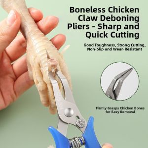 Deboning Chicken Claw Pliers Food Grade Stainless Steel Kitchen Tool