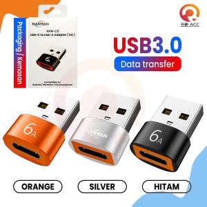[RO ACC] NANVAN NVN-C5 ADAPTER CONVERTER SAMBUNGAN CHARGER USB MALE TO TYPE TIPE C FAST CHARGING 6A