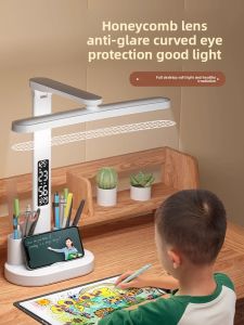 MONLEYTA | German Desk Lamp Eye Protection Study Dedicated AAA Grade Children Homework Bedside Light Anti-Nearsightedness Super Long Battery Life