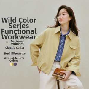 INMAN | Flower Bud Style Workwear Jacket Loose Fit
