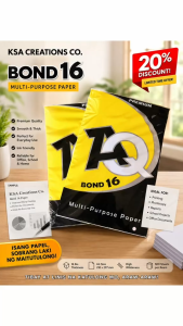 Damaged Packaging Long Legal Size Bond Paper Substance 16 56 GSM | 500 Sheets High Quality White Multipurpose Paper for Printing Photocopying School Office and Business Documents