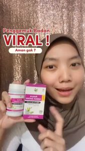 Obat Penggemuk Badan Ampuh Bpom NATURE GEMUK BADAN 60kps Untuk Dewasa Penggemuk Badan Herbal Terbaik