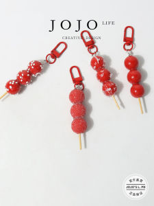 Red JOJOS L. PD.Warbler Bag Charm Keychain Yellow Warbler Pendant Accessory for Autumn 2024 Made in China