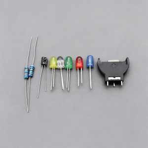 1Set Power LED Kit Capacitor Battery Holder Kit For NGC For SEGA Battery Upgrade DC Controller Ports