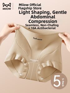 MiiOW | Invisible High Waist Shapewear Cotton Crotch Womens Briefs