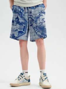 FILA CORE WHITE LINE HERITAGE Men Woven Pants in Full Print