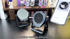 ZJ-08 9D Surround Sound Bluetooth Speaker Wireless Pairing Magnetic Induction Stand