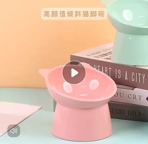 Pet Feeder Bentuk Mangkuk Untuk Hewan / Tempat Makan Hewan Untuk Kucing Anjing Bentuk Mangkuk