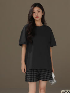 me home wear | Summer Cotton Plain Casual Pajamas