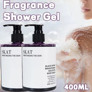 Long-Lasting Fragrance Shower Gel Niacinamide Body Wash Whole Body Brightening Whitening 400ml Large Capacity Men Women Glow Skin