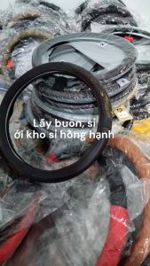 Bọc vô lăng da thật 100% da thật cho mọi ô tô bọc tay lái chất lượng Mẫu bán tại gara ô tô khosi168 bọc vô lăng bọc tay lái bao tay lai