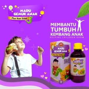 Madu Gemuk Anak Sehat Plus Ikan Sidat 280 Gram