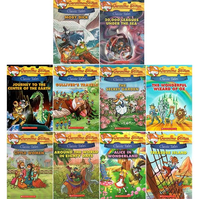 Ann&Ann] Original Geronimo Stilton Classic Tales☆10 Books☆Thea