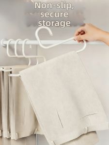 MINGZHI | Space Aluminum Goose Shape Scratch-Free and Non-Slip Space Saving Pants Hanger