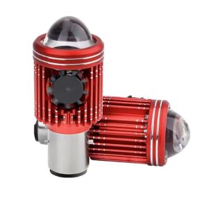 Headlight Motorcycle Electric Car Tricycle Super Bright LED Bulb Double Claw High and Low Feet Far and near Light Super Bright Spotlight