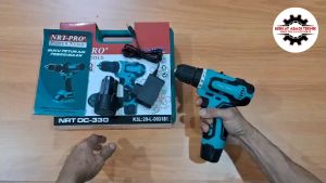 NRT-PRO DC 330 HD Bor Cordless Drill 10mm Baterai Tangan Charger Cas 10 mm 12V 12 V Mesin DC330 330HD