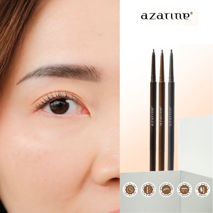 [BPOM] Azarine x Red Velvet Oh! MY BROW DEFINER Eyebrow Pencil 2in1 Eye Brows  Waterproof Long Lasting Pensil Alis 0.06gr