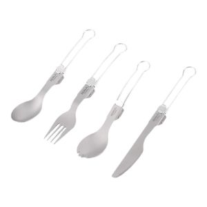 The Primitive | Outdoor Portable Foldable Titanium Tableware Set