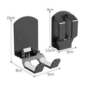 Self Adhesive Foldable Headphone Hanger Wall Mount Game Controller Stand No Drill Earphone Holder Organizer For Gaming Room