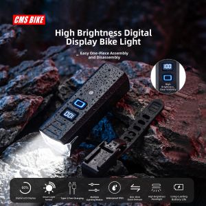 CITYMANTIS | Night Riding Strong Light Digital Display Front Light