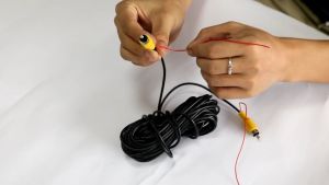 Dây tín hiệu cho camera lùi chân AV khách chọn chiều dài