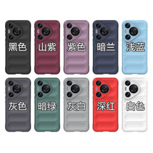 Huawei Pura70 Pro+ Liquid Silicone Soft Shell Case Ultra Drop Resistance Full Cover Protection Business Fashion Simple Style for Men And Women