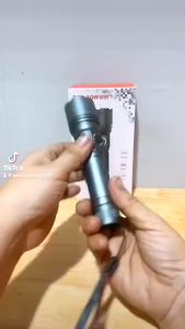 Đèn Pin Cầm Tay Mini Ray Bow -1120 Có Chế Độ Zoom Xa Gần  Chống Nước Khi Đi Mưa