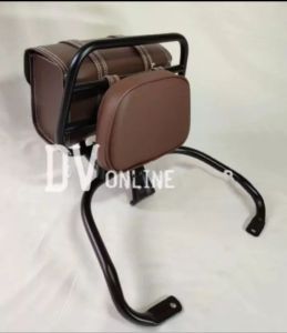 Sandaran belakang +Tas motor +Bantalan busa buat vespa Primavera New Sprint LX S dan Gts.