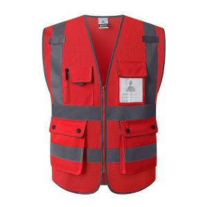 LIKAI | Reflective Safety Vest with Multiple Pockets
