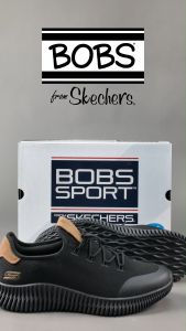 Skechers สเก็ตเชอร์ส รองเท้าผู้ชาย Men Online Exclusive Bobs Geo Bobs Shoes - 118173-BBK - Memory Foam