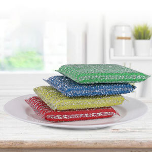 Combo 4 Miếng Cọ Rửa Chén Bát Cọ Xoong Nồim LAZY LIFE STORE