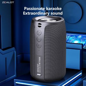 ZEALOT S32 5W Wireless Speakers Portable Subwoofer Speaker 1800mAh Battery 10 Hours Playtime Loud Stereo Booming Bass.