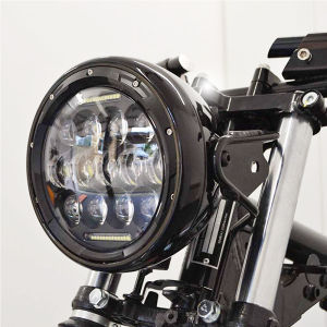Universal 7 Inch Motorcycle LED Headlamp Moto Scooter 7" Round Headlight for Honda Cafe Racer Bobber Yamaha Suzuki Accessories