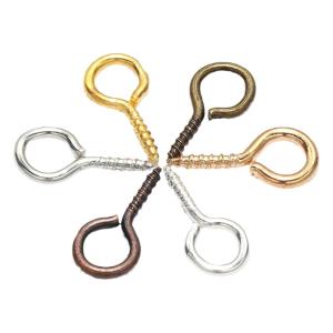 สร้อยคอจี้หู หัวเข็มขัด หัวเข็มขัด หูต่าง วัสดุทำมือ DIY อุปกรณ์เครื่องประดับ โลหะผสม ทองแดง ทองแดงเคลือบเงิน ทองแดงเคลือบทอง