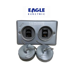 EAGLE Outdoor 2 Gang Outlet 15A - Cat.No.4982 - ZeJe