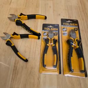 Kìm cắt TOLSEN 6"/160mm 10003 7"/180mm 10004 kiềm bấm thép Crv mạ niken