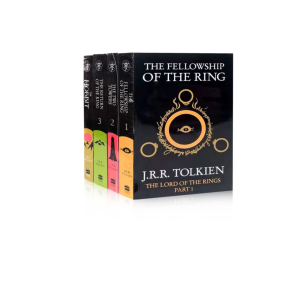 The Lord of Ring 3 Books with The Hobbit English Novel J.R.R Tolkien Classic Works
