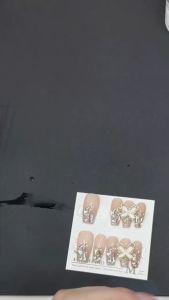 เล็บปลอมสำเร็จรูป ทันสมัยและใช้งานง่าย เล็บปลอม เล็บเจล 24 ชิ้น[R3042]