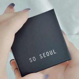 SO SEOUL Annecy Full Band with Mother of Pearl Encrusted Crystal Rose Gold Ring