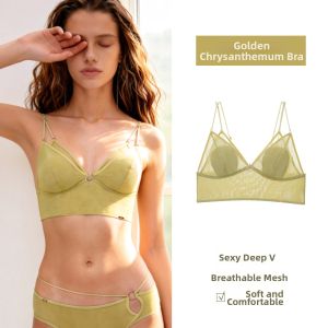 GAINREEL | Lace Mesh Aesthetic Summer Light Weight Back Design Rabbit Ear Cup Bra Top