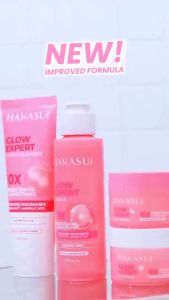Paket Hanasui Acne Treatment - Paket Hanasui Glowing Flawless - Membantu Mencerahkan Kulit - MS GLOW 09