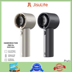 JISULIFE Pro1S (FA53) Handheld Fan 5000mAh USB Rechargeable 100 Speeds15h Cooling with LED Digital Display Powerful wind For Commuting To Work And Outdoor Sports