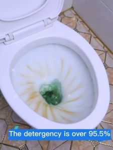 No Need to Brush💦: Automatic Toilet Flush Deodorizer & 350ml Fully Automatic Rinse Cleaner