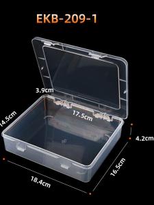 กล่องเก็บของพลาสติกใส PP สำหรับเครื่องสำอาง อุปกรณ์อิเล็กทรอนิกส์ อุปกรณ์เครื่องมือกล่องเก็บของสำหรับจัดระเบียบโต๊ะทำงาน