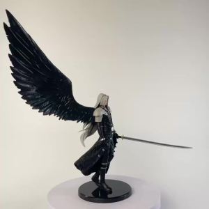 Bandai | 28cm Sephiroth Anime Figure Rebirth One-Winged Angel Action Figure Collection Model Desktop Ornaments Decoration